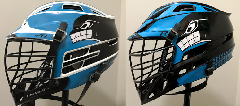 Lacrosse Helmet Digital Camo style Decal Sets by DecalGuyz